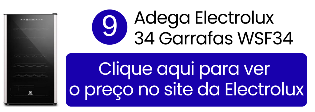 Modelo WSF34 Electrolux 34 garrafas na loja oficial.