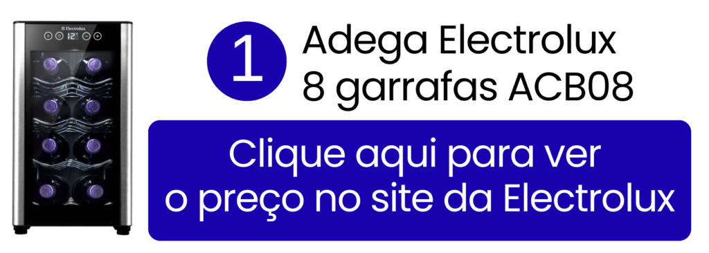 Modelo ACB08 Electrolux 8 garrafas na loja oficial.