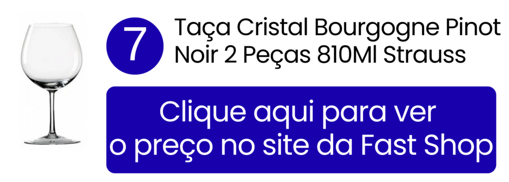 Conjunto de 2 taças Strauss de 810ml para vinho Pinot Noir na Fast Shop.