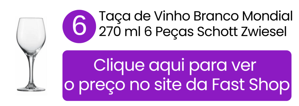 Jogo de taças Schott Zwiesel Mondial em cristal Tritan na Fast Shop.