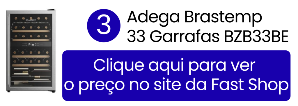Comprar adega Brastemp 33 garrafas Dual Zone na Fast Shop.