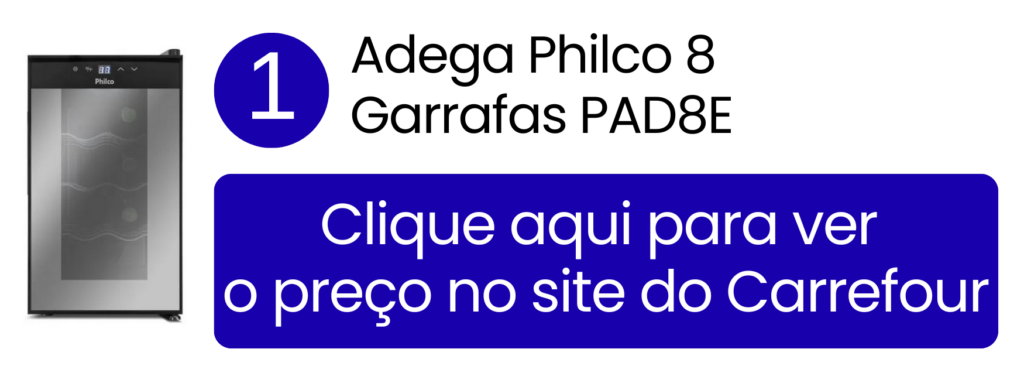 Comprar adega Philco PAD8E bivolt no Carrefour.