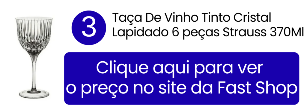 Comprar conjunto de 6 taças de cristal lapidado Strauss na Fast Shop.