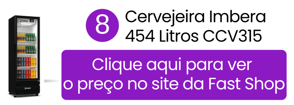 Cervejeira Imbera 454 litros preta modelo CCV315 na Fast Shop.