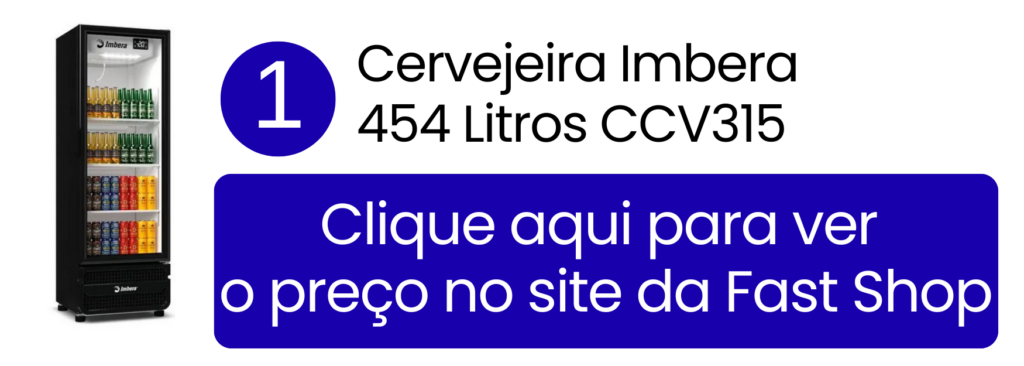 Comprar cervejeira Imbera 454 litros CCV315 na Fast Shop.