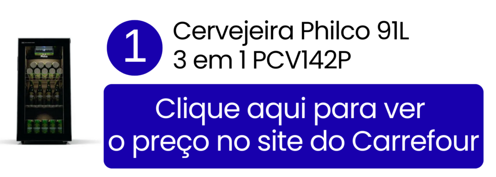 Ver preço da cervejeira Philco 91 litros 3 em 1 no Carrefour.