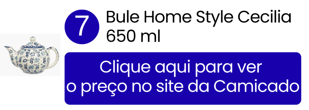 Bule Home Style Cecilia de 650ml perfeito para porções individuais na Camicado.