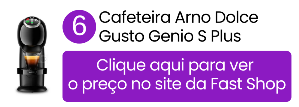 Dolce Gusto Genio S Plus com ajuste de intensidade na Fast Shop.