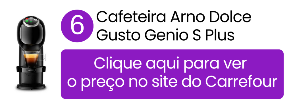 Cafeteira automática Arno Dolce Gusto Genio S Plus para multibebidas no Carrefour.