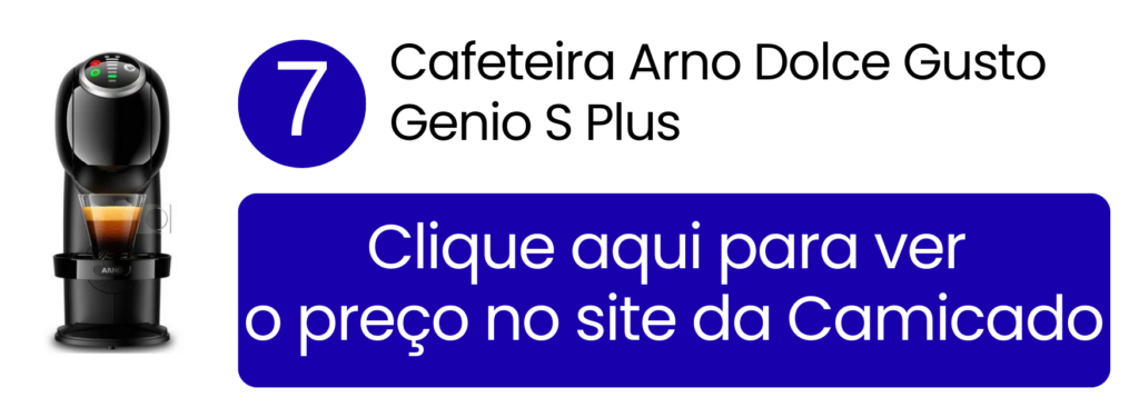 Cafeteira digital Dolce Gusto Genio S grafite moderna na Camicado.