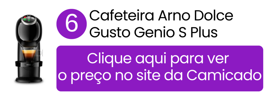 Cafeteira digital Dolce Gusto Genio S grafite com design moderno na Camicado.