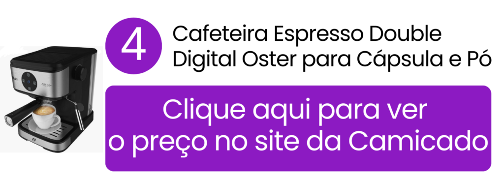 Cafeteira Oster Double Digital versátil para diferentes métodos de preparo na Camicado.