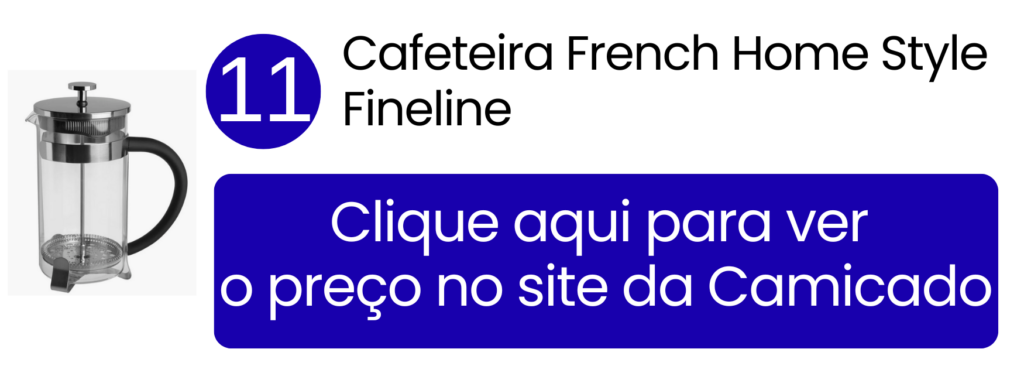 Cafeteira francesa Home Style Fineline com design elegante na Camicado.