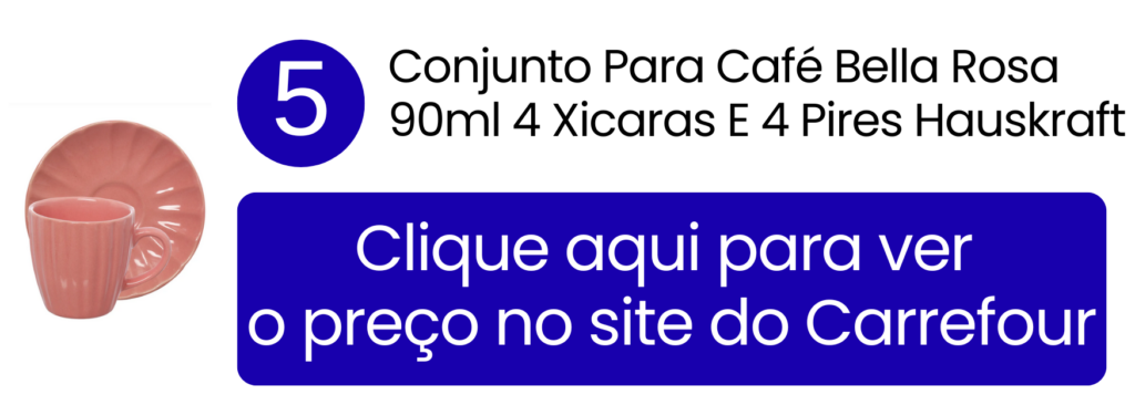 Conjunto Bella Rosa Hauskraft com design delicado e custo acessível no Carrefour.