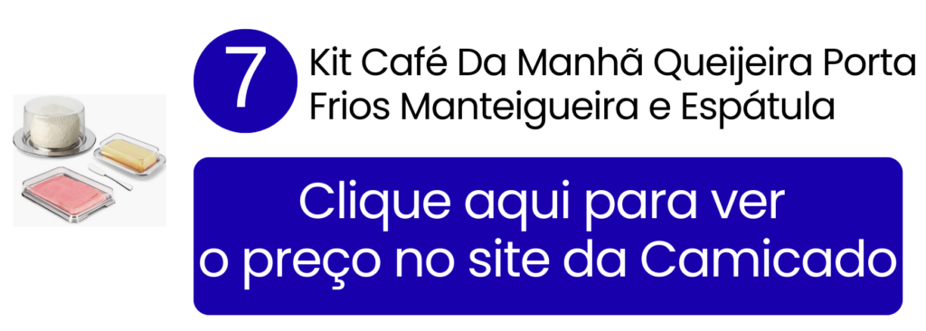 Mesa organizada e elegante com o kit completo de café da manhã em aço inox na Camicado.