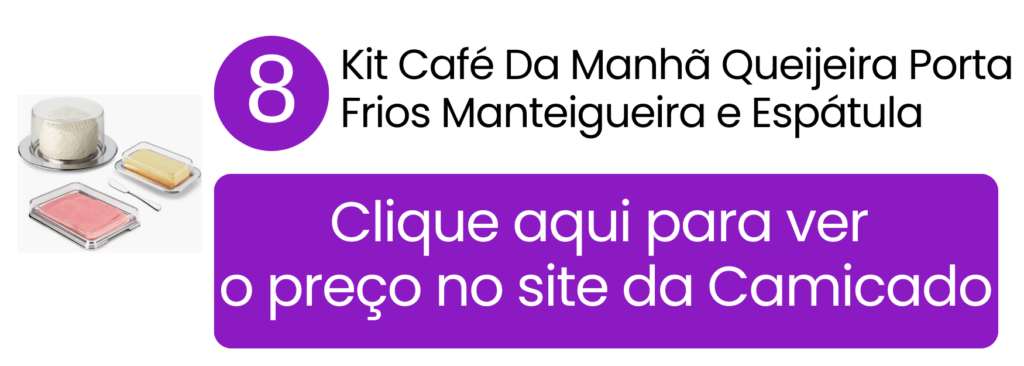 Mesa organizada e elegante com o kit completo de café da manhã em aço inox.