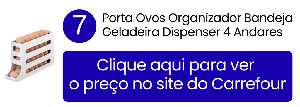Sistema prático de dispenser nos 4 andares facilitando a retirada rápida dos ovos no Carrefour.