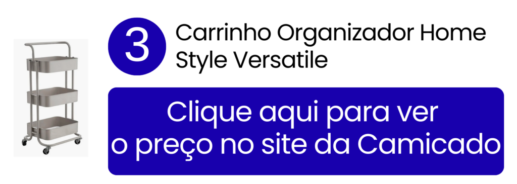 Transição ágil de alimentos e mantimentos entre a despensa e a bancada de preparo com o modelo Versatile na Camicado.