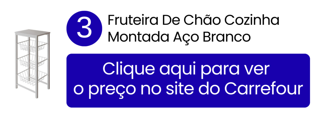 Otimização do espaço vertical organizando legumes firmes e frutas maduras da compra semanal nos três cestos no Carrefour.