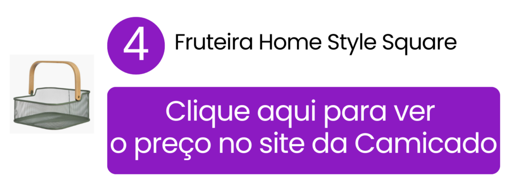 Composição definida e moderna para organizar frutas de consumo rápido em cozinhas planejadas na Camicado.