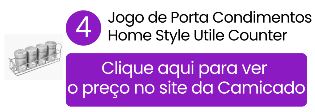 Praticidade e agilidade durante o preparo de refeições com o organizador discreto de bancada na Camicado.