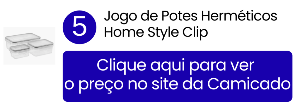 Segurança no manuseio de pequenas porções e snacks com as travas de clip do jogo na Camicado.