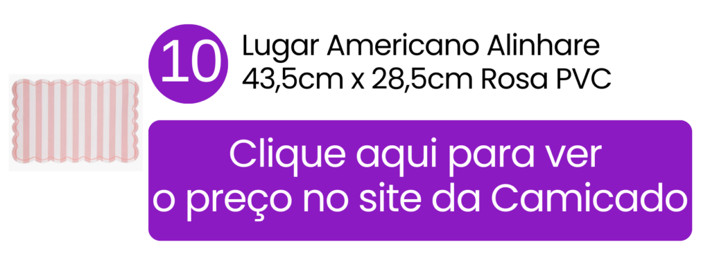 Superfície em PVC rosa que une delicadeza decorativa à rapidez na higienização durante o uso diário na Camicado.