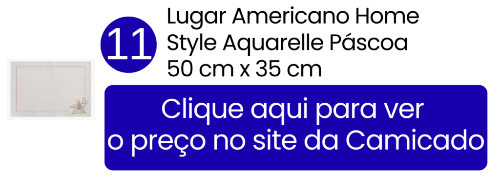 Estampa temática generosa que cria uma tradição visual afetiva para os almoços de Páscoa na Camicado.