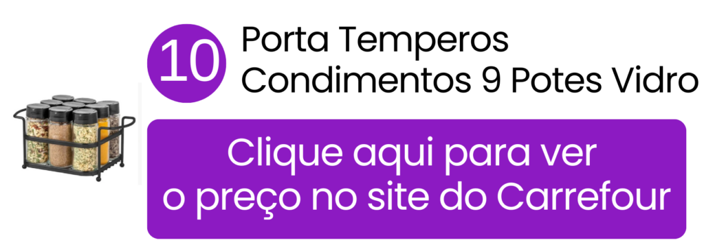 Toque urbano e moderno na bancada combinando vidro e suporte em aço preto no Carrefour.