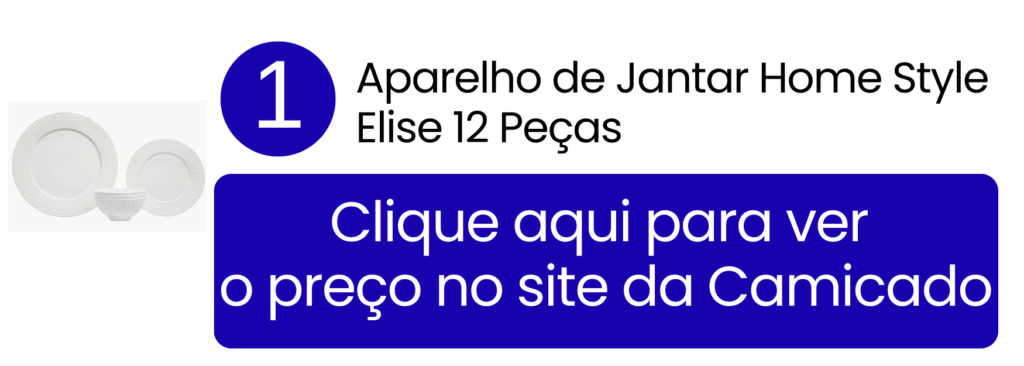 Aparelho de cerâmica Elise off-white com delicada textura canelada pronto para uso.