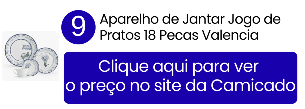 Aparelho de jantar Valencia Alleanza pronto para servir as refeições rotineiras com estilo.