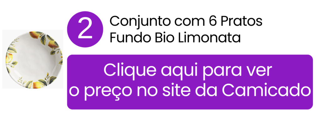 Acabamento artesanal e cor vibrante dos pratos fundos em stoneware Bio Limonata.