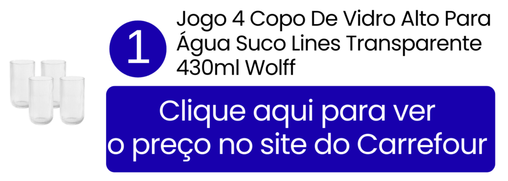 Adquira o prático jogo com 4 copos Lines da Wolff diretamente pelo site do Carrefour.