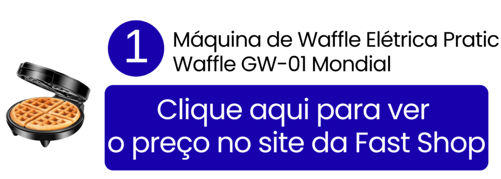 Aproveite a praticidade e compre a sua máquina de waffle Mondial Pratic GW-01 diretamente no site da Fast Shop.