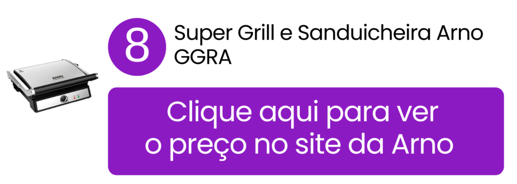 Conheça o espaçoso Super Grill Arno GGRA comprando diretamente na loja oficial da marca.